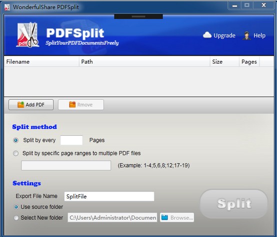 Wonderfulshare PDF Split Pro
