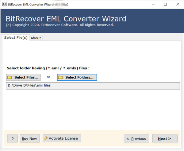 EML Converter Wizard