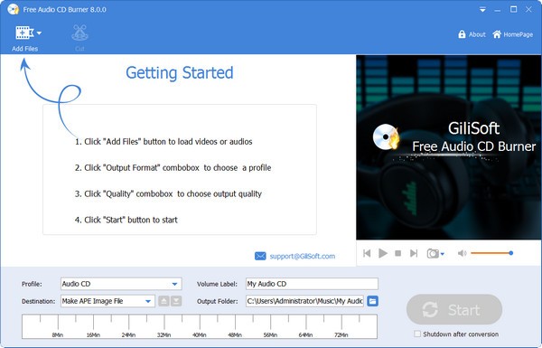Free Audio CD Burner
