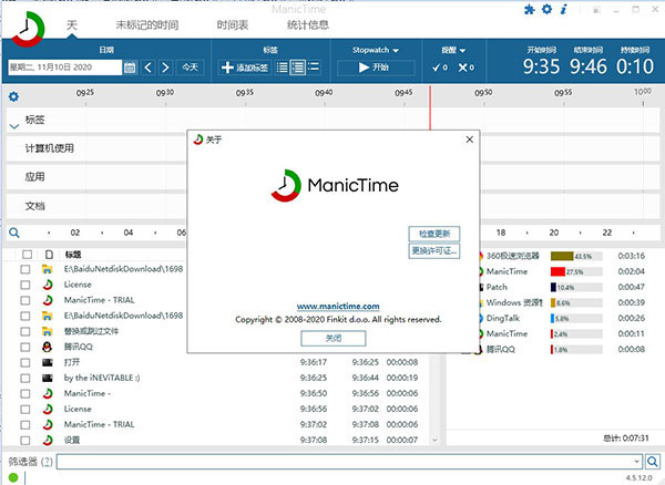 ManicTime pro