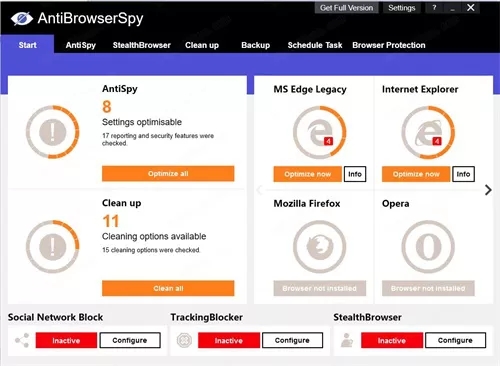 Abelssoft AntiBrowserSpy