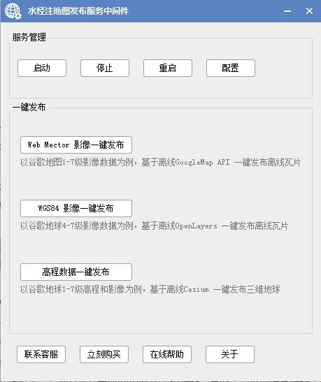 水经注地图发布服务中间件