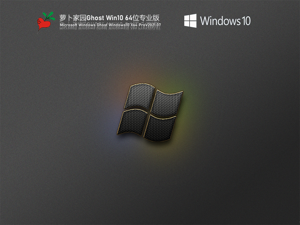 萝卜家园Win10 64位 专业版 V2021.07