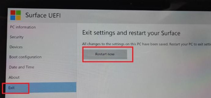 微软surface如何设置U盘启动?