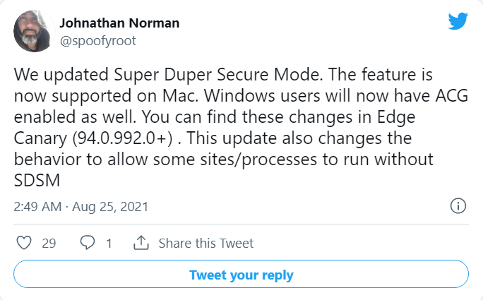 微软Edge浏览器macOS版94.0.992.0