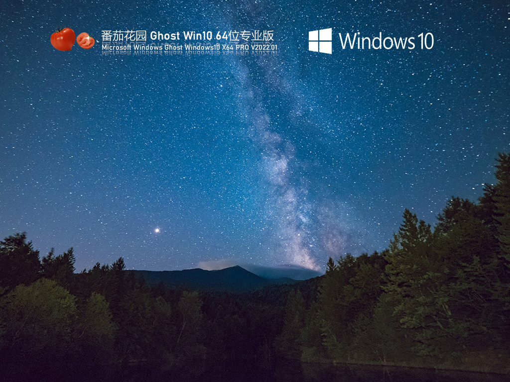 番茄花园 Ghost Win10 64位 移动U盘版 V2022.01