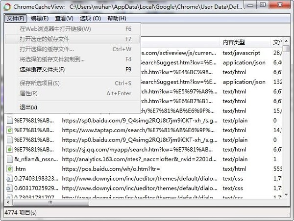 ChromeCacheView