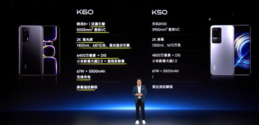 2499 元起，小米 Redmi K60 发布：搭载