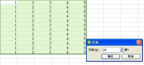 WPS表格的行高怎么调整?WPS表格的行高