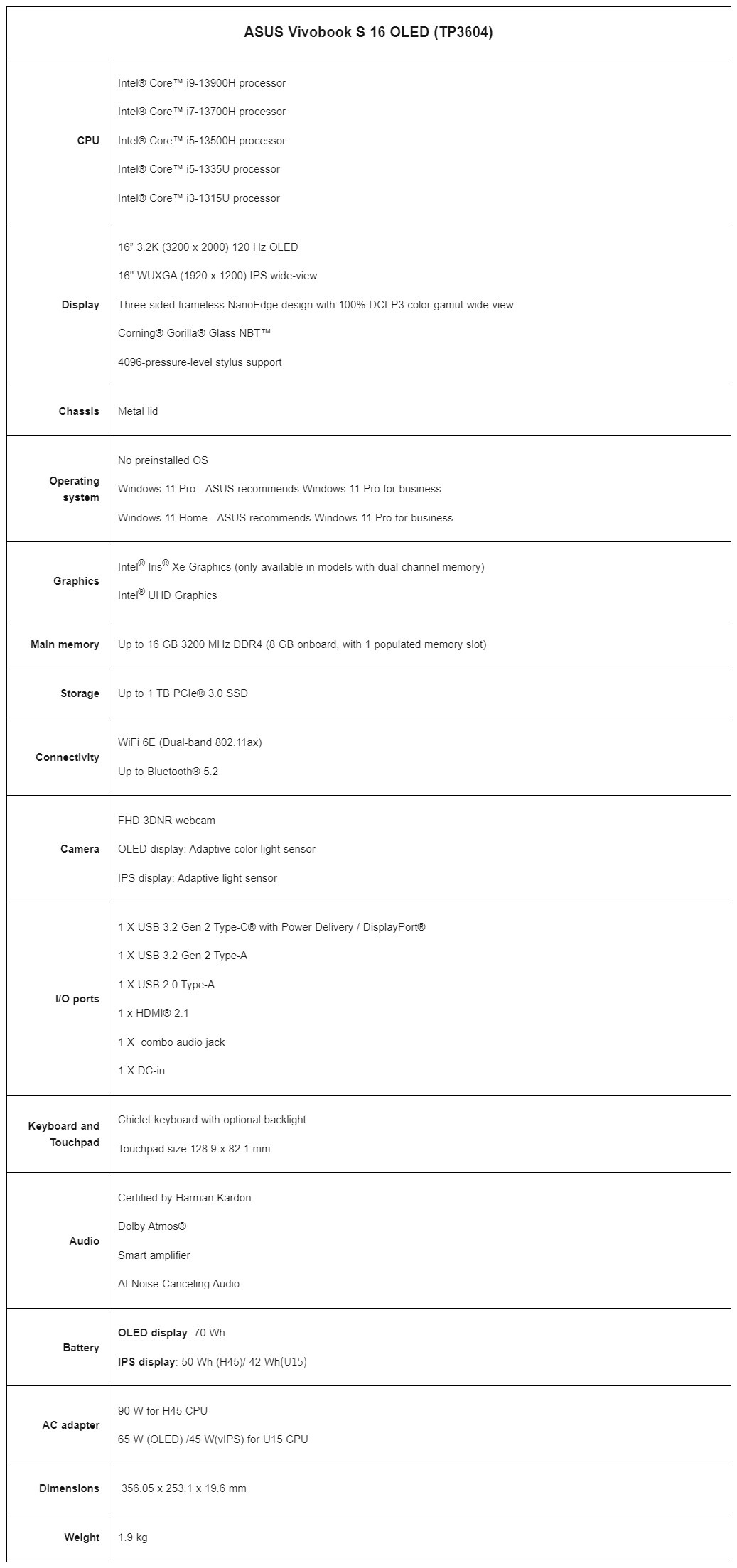 华硕发布 Vivobook S 16 Flip OLED 笔