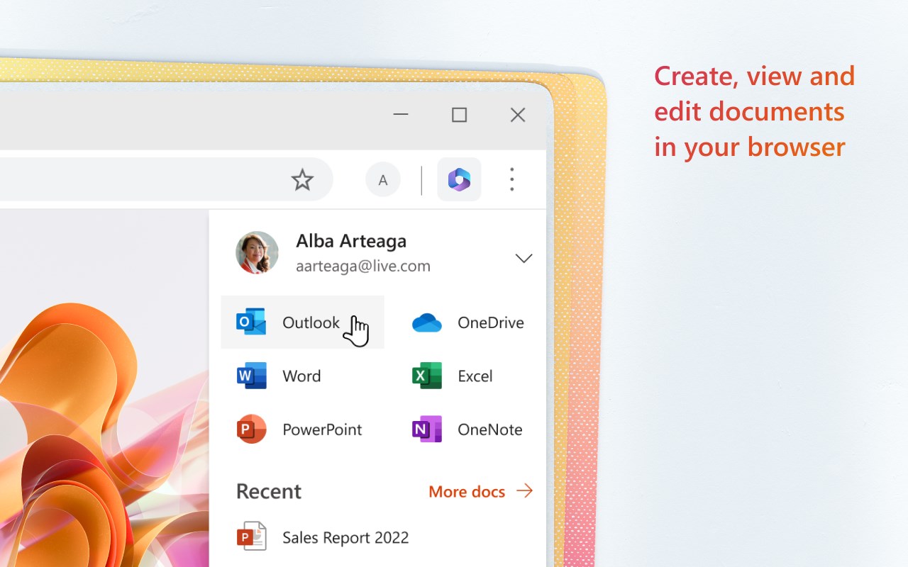 微软 Microsoft 365 浏览器扩展插件明