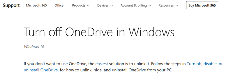 微软允许Windows 10/11 用户卸载 OneDr