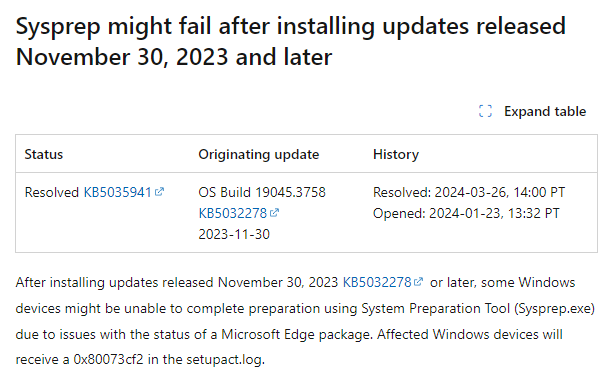 微软 KB5035941 更新已修复 Win10 中 s