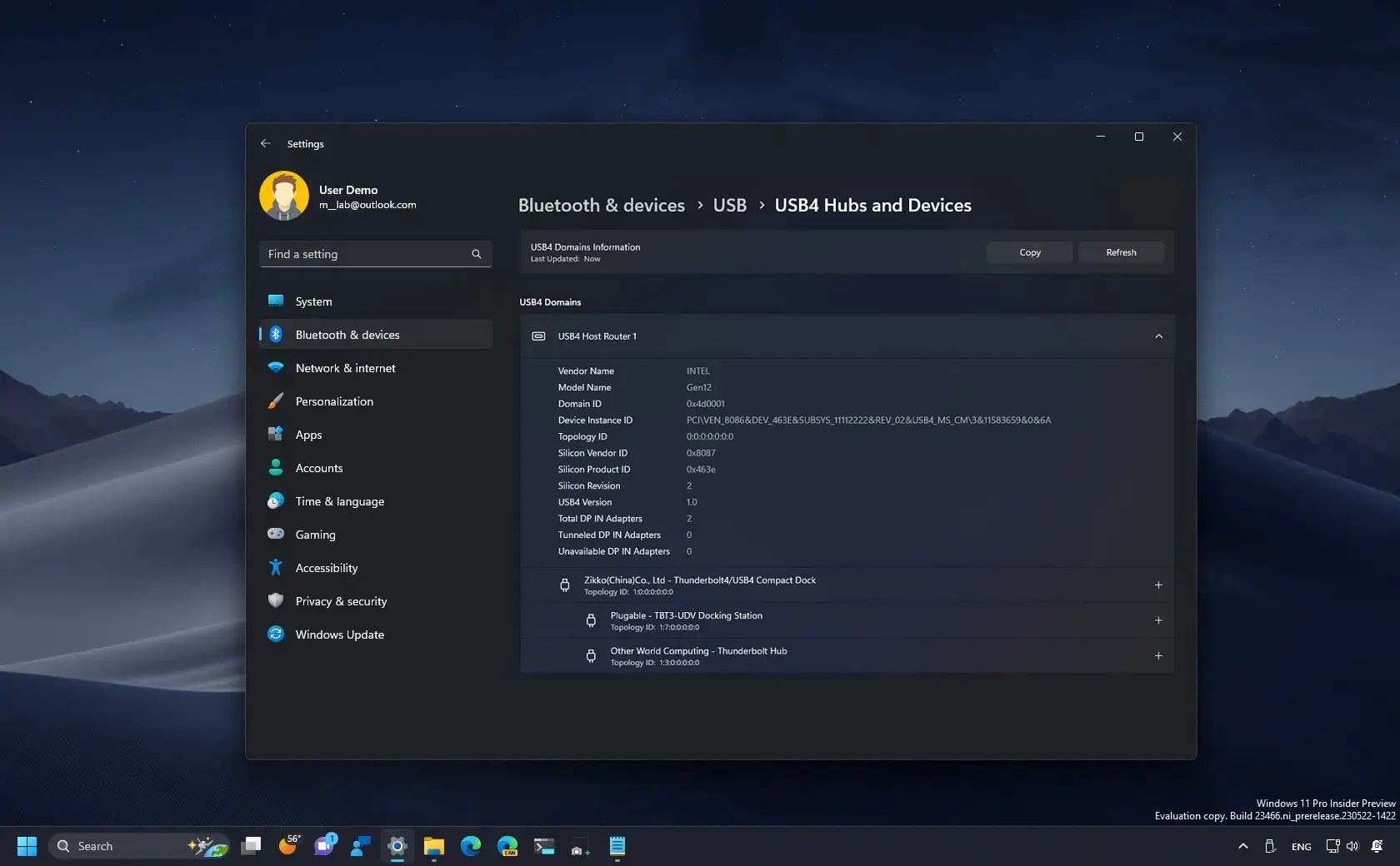 解决“USB4 设备功能可能受限”：Win11