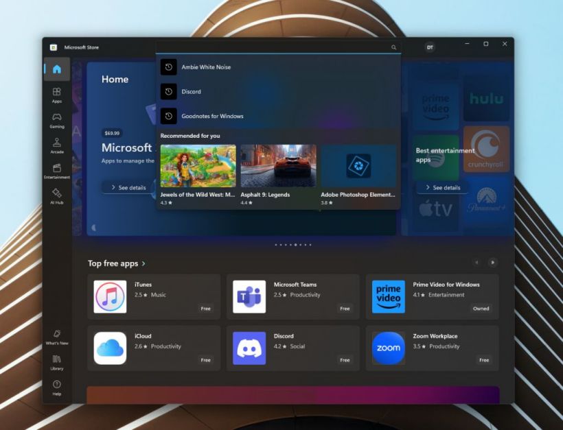 微软邀请用户测试 Win11 新版应用商店