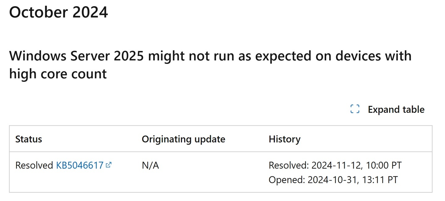 微软修复 Windows Server 2025 已知问
