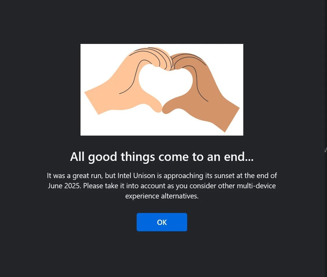 Unison 服务退役,Win10 / Win11 用户