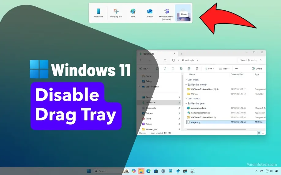 在 Windows 11 中禁用拖拽分享文件功能