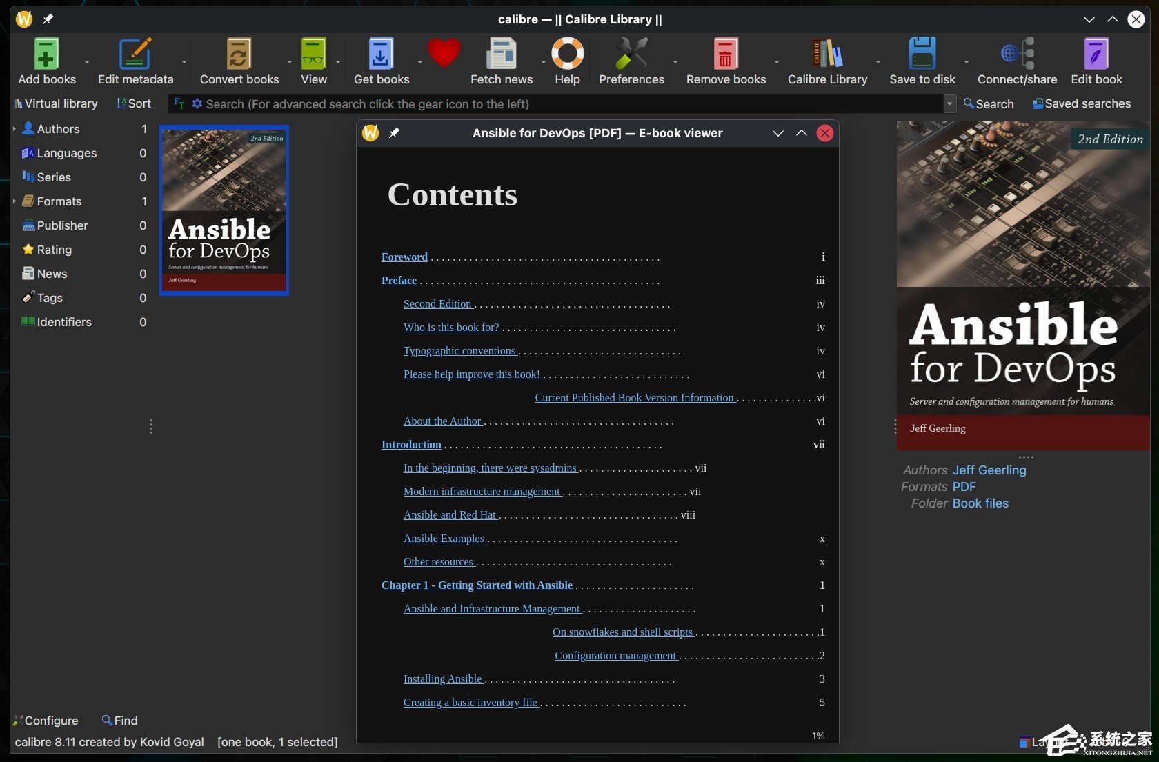 开源电子书管理工具 Calibre 发布 8.11