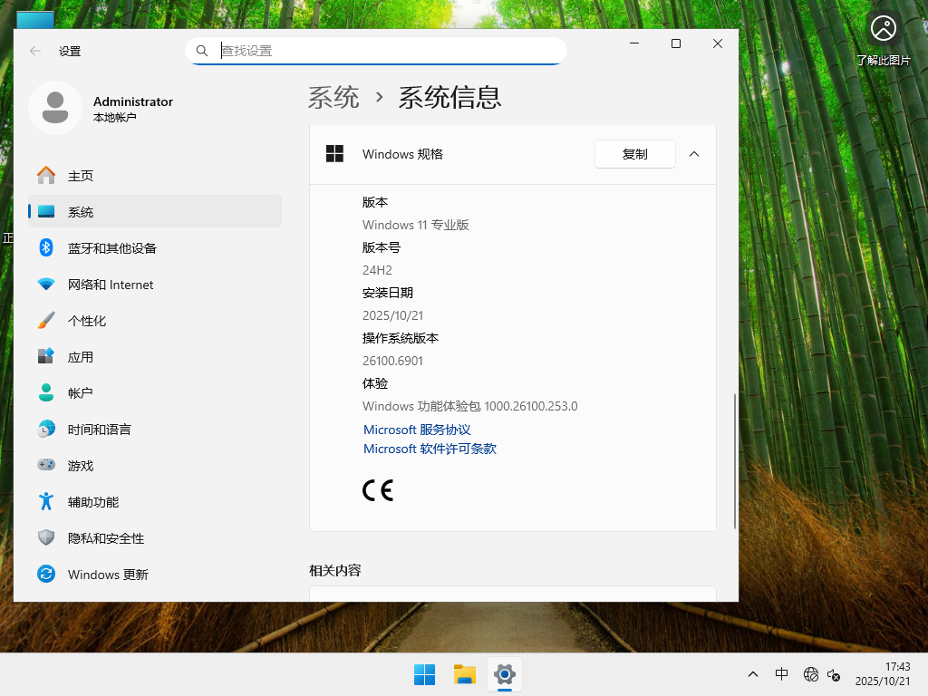 【10.21更新】Windows11 24H2 26100.6901 X64 专业版