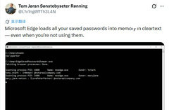 微软回应 Edge 密码问题：并非 Bug 而是设计使然
