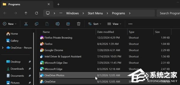 微软静默部署 OneDrive Photos，删除后