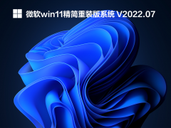 微软win11精简重装版系统 V2022.07