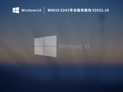Win10 22H2专业版安装包 V2022.10
