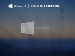 Win10 2004专业版原版镜像