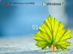 萝卜家园Win7 64位 简约旗舰版
