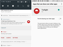 Android O新特性：警告应用正在叠加显示，可直接关闭