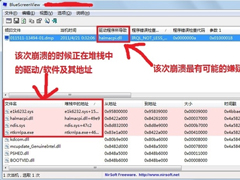 Win7怎么用BlueScreenView查看蓝屏原因？