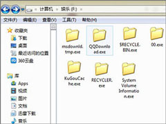 Win7系统下所有文件夹都变成exe格式怎么还原？