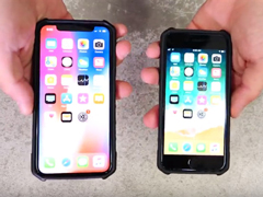 iPhone X更抗摔！国外网友进行iPhone X和iPhone 8对比跌落测试