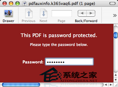 MAC OS X中给PDF文档加密的方法