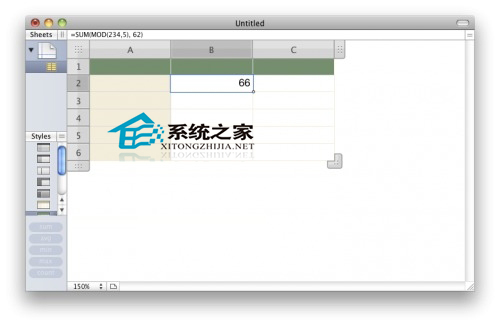 MAC使Numbers单元格显示公式而不是答案的方法