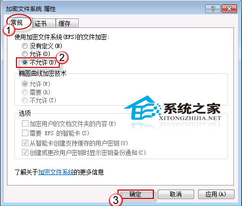 Win7禁用EFS加密的方法
