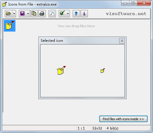Icons from File(图标提取工具) V5.04 英文版