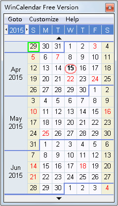  WinCalendar(桌面日历) V4.31 英文版