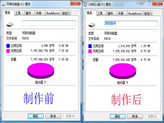 使用U盘制作启动盘后容量变小怎么办？