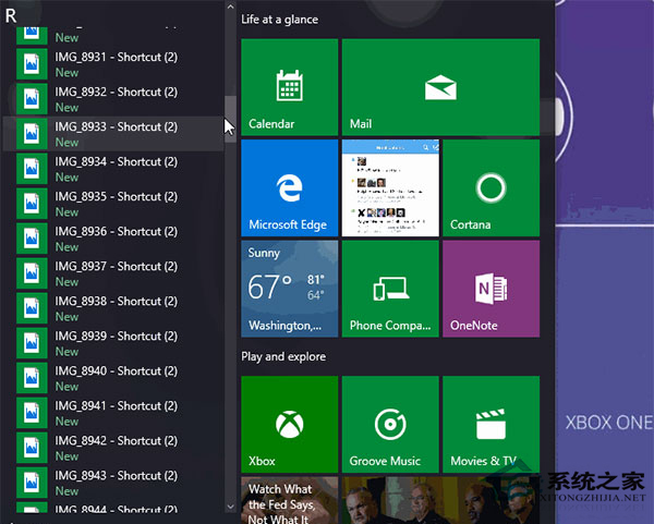 Win10开始菜单发现奇怪Bug