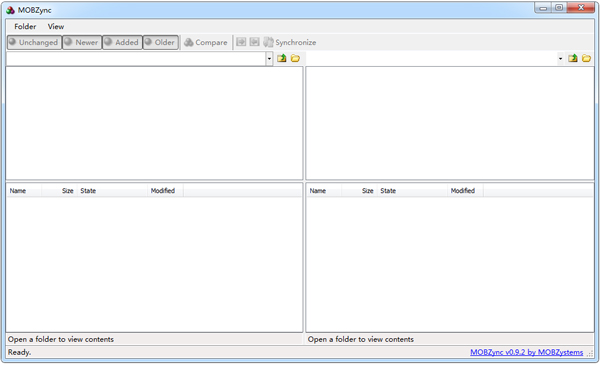 MOBZync(文件夹比较同步软件) V0.9.2 英文安装版