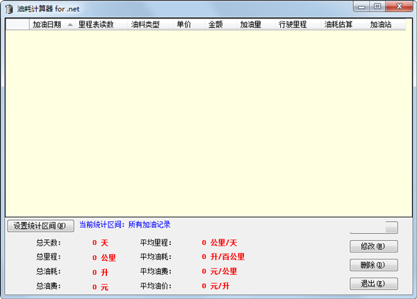 众友汽车油耗计算器2010 V1.0 绿色版
