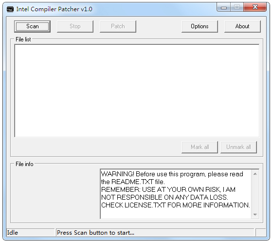 Intel Compiler Patcher(AMD CPU加速软件) V1.0 绿色版