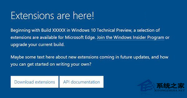 Win10 RS1预览版Edge浏览器扩展功能曝光