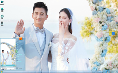 吴奇隆刘诗诗巴厘岛婚礼Win7主题