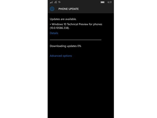 微软发布Win10 Mobile稳定版10586.338更新