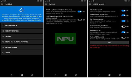 Win10 Mobile注册表编辑应用《Interop Tools》迎更新:支持三星设备