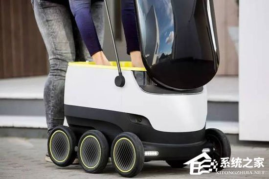 欧洲机器人快递员上路 中国有望今年投入使用