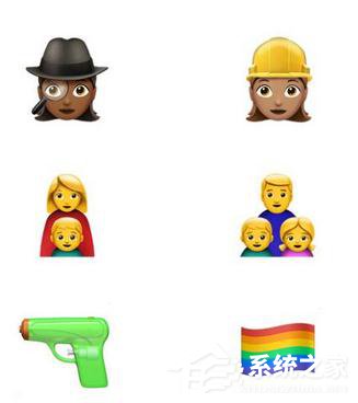 苹果提前发布12个iOS 10新emoji表情:新表情包将包含更多的女性